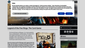 What L5r.com website looked like in 2021 (2 years ago)