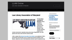 What Llamonline.org website looked like in 2021 (2 years ago)