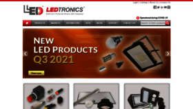 What Ledtronics.com website looked like in 2021 (2 years ago)
