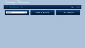 What Lastingmemories.com website looked like in 2021 (2 years ago)