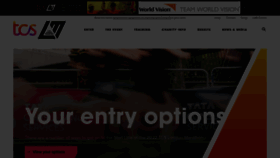 What London-marathon.co.uk website looked like in 2021 (2 years ago)