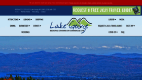 What Lakegeorgechamber.com website looked like in 2021 (2 years ago)