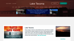 What Laketexoma.com website looked like in 2021 (2 years ago)