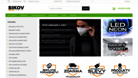 What Ledvyrobky.cz website looked like in 2021 (3 years ago)