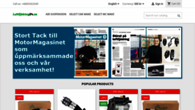 What Luftfjadring24.se website looked like in 2021 (2 years ago)