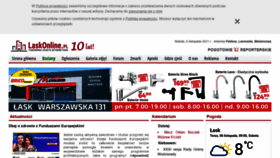 What Laskonline.pl website looked like in 2021 (2 years ago)