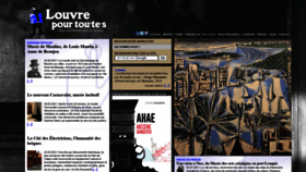 What Louvrepourtous.fr website looked like in 2021 (2 years ago)