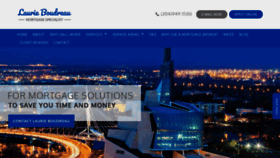 What Laurieboudreau.ca website looked like in 2021 (3 years ago)