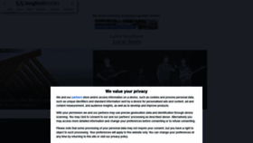 What Longfordleader.ie website looked like in 2021 (3 years ago)