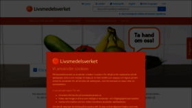 What Livsmedelsverket.se website looked like in 2021 (2 years ago)