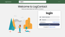 What Logcontact.com website looked like in 2021 (2 years ago)