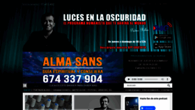 What Lucesenlaoscuridad.es website looked like in 2021 (2 years ago)
