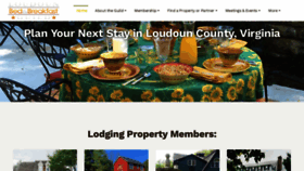 What Loudounbandb.com website looked like in 2021 (3 years ago)