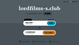 What Lordfilms-s.club website looked like in 2021 (2 years ago)