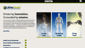 What Lifenethealth.org website looked like in 2021 (2 years ago)