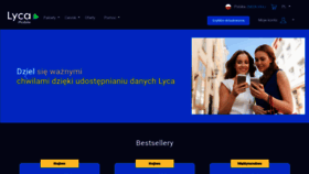 What Lycamobile.pl website looked like in 2021 (2 years ago)