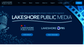 What Lakeshorepublicmedia.org website looked like in 2021 (2 years ago)