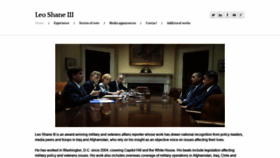 What Leoshane.com website looked like in 2021 (3 years ago)