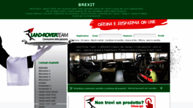 What Landroverteam.it website looked like in 2021 (2 years ago)