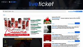 What Liveticket.it website looked like in 2021 (2 years ago)