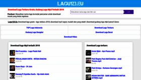 What Lagu123.eu website looked like in 2021 (2 years ago)