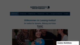 What Lessing-institut.de website looked like in 2021 (2 years ago)