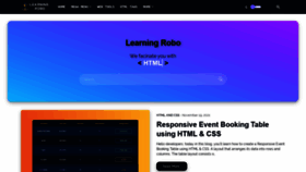 What Learningrobo.com website looked like in 2021 (2 years ago)