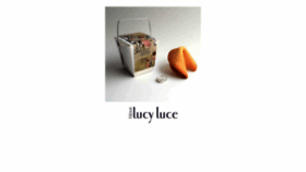 What Lucyluce.com website looked like in 2021 (3 years ago)