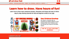 What Letsdrawthat.com website looked like in 2021 (2 years ago)