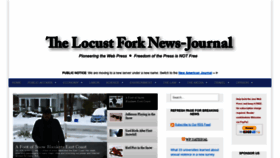 What Locustfork.net website looked like in 2021 (2 years ago)