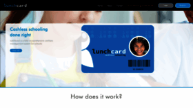 What Lunchcard.co.za website looked like in 2021 (2 years ago)