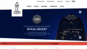 What Le1000.com website looked like in 2021 (3 years ago)