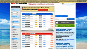 What Lastminuter.pl website looked like in 2021 (4 years ago)