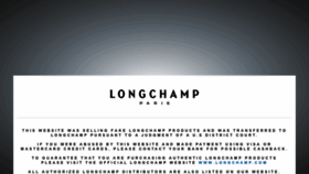What Longchampoutlet.name website looked like in 2021 (3 years ago)