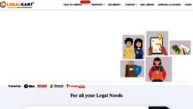 What Legalkart.com website looked like in 2021 (2 years ago)