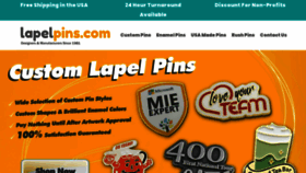 What Lapelpins.com website looked like in 2021 (2 years ago)