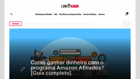 What Linkcash.com.br website looked like in 2021 (2 years ago)