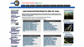 What Land.net website looked like in 2021 (3 years ago)