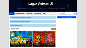 What Layaranimasi21.web.id website looked like in 2021 (2 years ago)