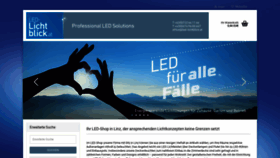 What Led-lichtblick.at website looked like in 2021 (2 years ago)