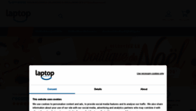 What Laptopservice.fr website looked like in 2021 (3 years ago)