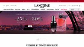 What Lancome.de website looked like in 2021 (2 years ago)