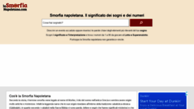 What Lasmorfianapoletana.com website looked like in 2021 (2 years ago)