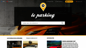What Leparking.be website looked like in 2021 (2 years ago)