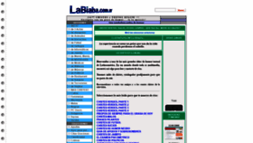 What Labiaba.com.ar website looked like in 2021 (2 years ago)