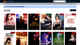 What Lightnovels.me website looked like in 2021 (2 years ago)