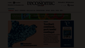 What Leconomic.cat website looked like in 2021 (2 years ago)