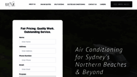 What Luxeairconditioning.com.au website looked like in 2021 (2 years ago)