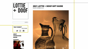 What Lottieanddoof.com website looked like in 2021 (2 years ago)