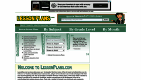 What Lessonplans.com website looked like in 2021 (2 years ago)